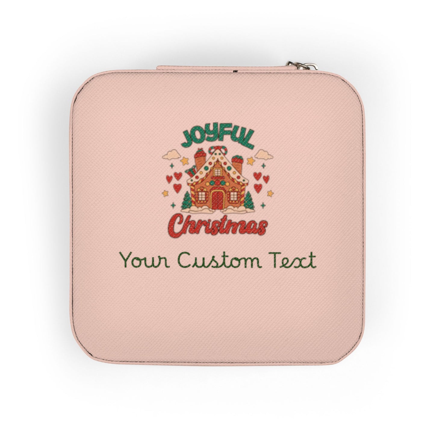 Personalized Christmas Jewelry Travel Case