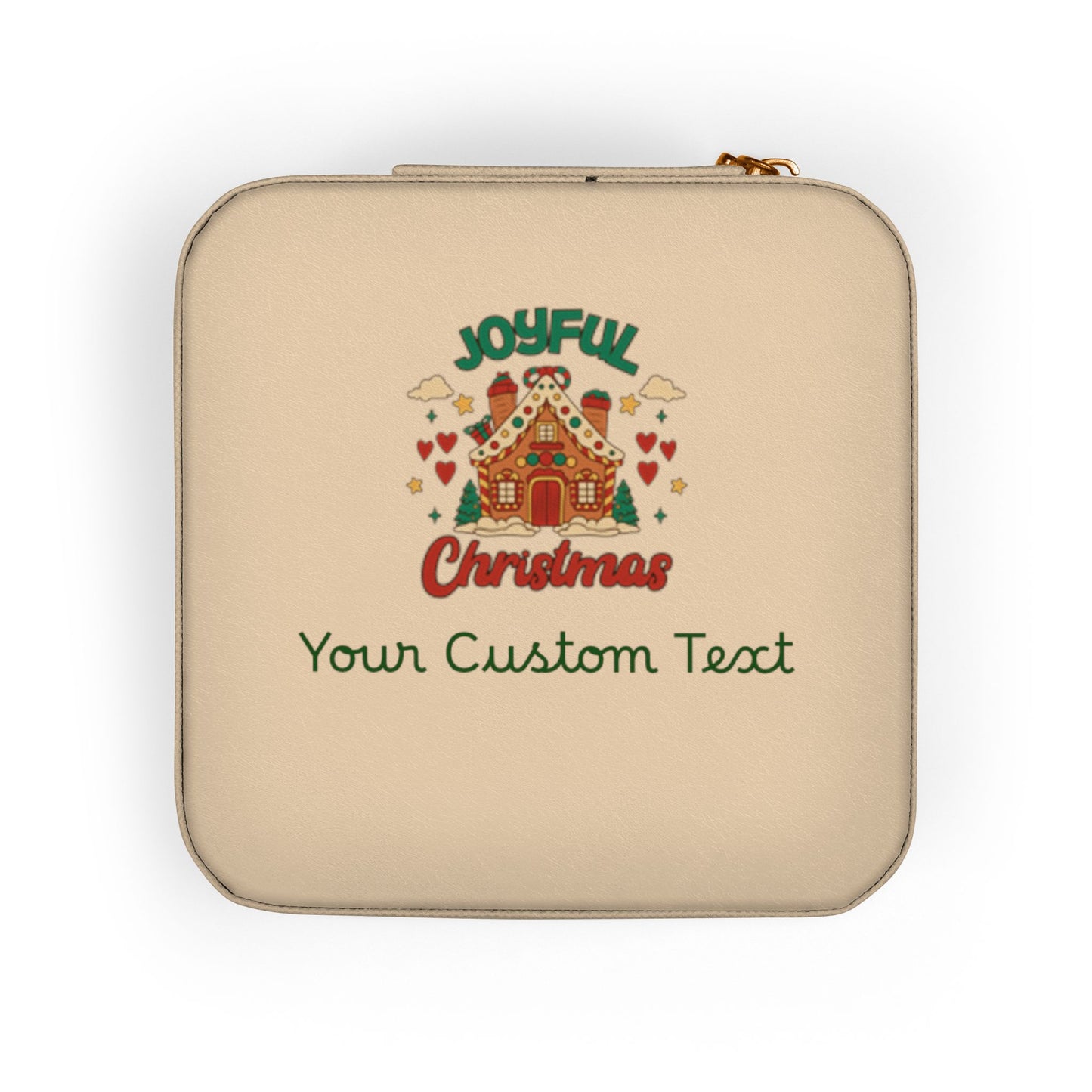 Personalized Christmas Jewelry Travel Case