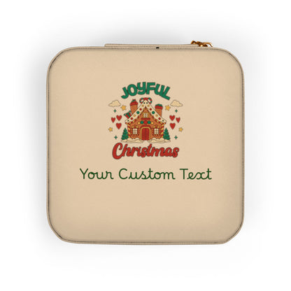 Personalized Christmas Jewelry Travel Case