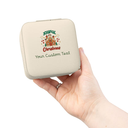 Personalized Christmas Jewelry Travel Case