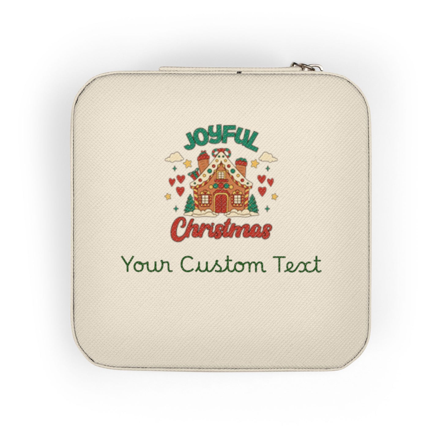 Personalized Christmas Jewelry Travel Case