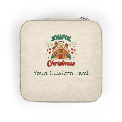 Personalized Christmas Jewelry Travel Case