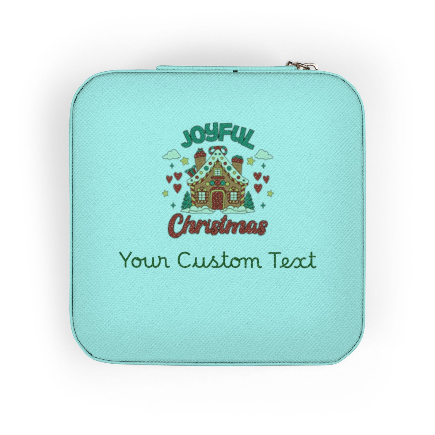 Personalized Christmas Jewelry Travel Case