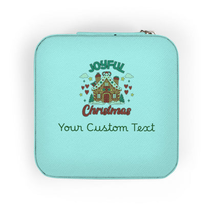 Personalized Christmas Jewelry Travel Case