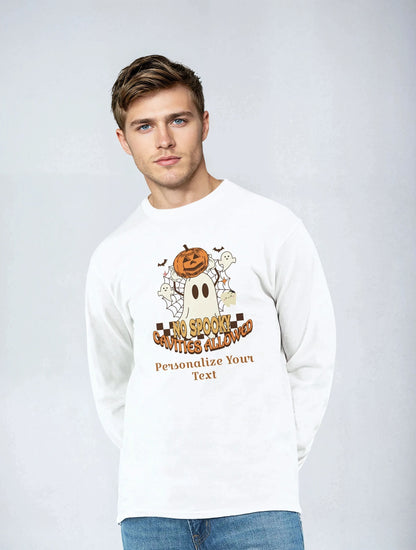 Classic Unisex Longsleeve T-Shirt - Personalized Halloween Dental Design