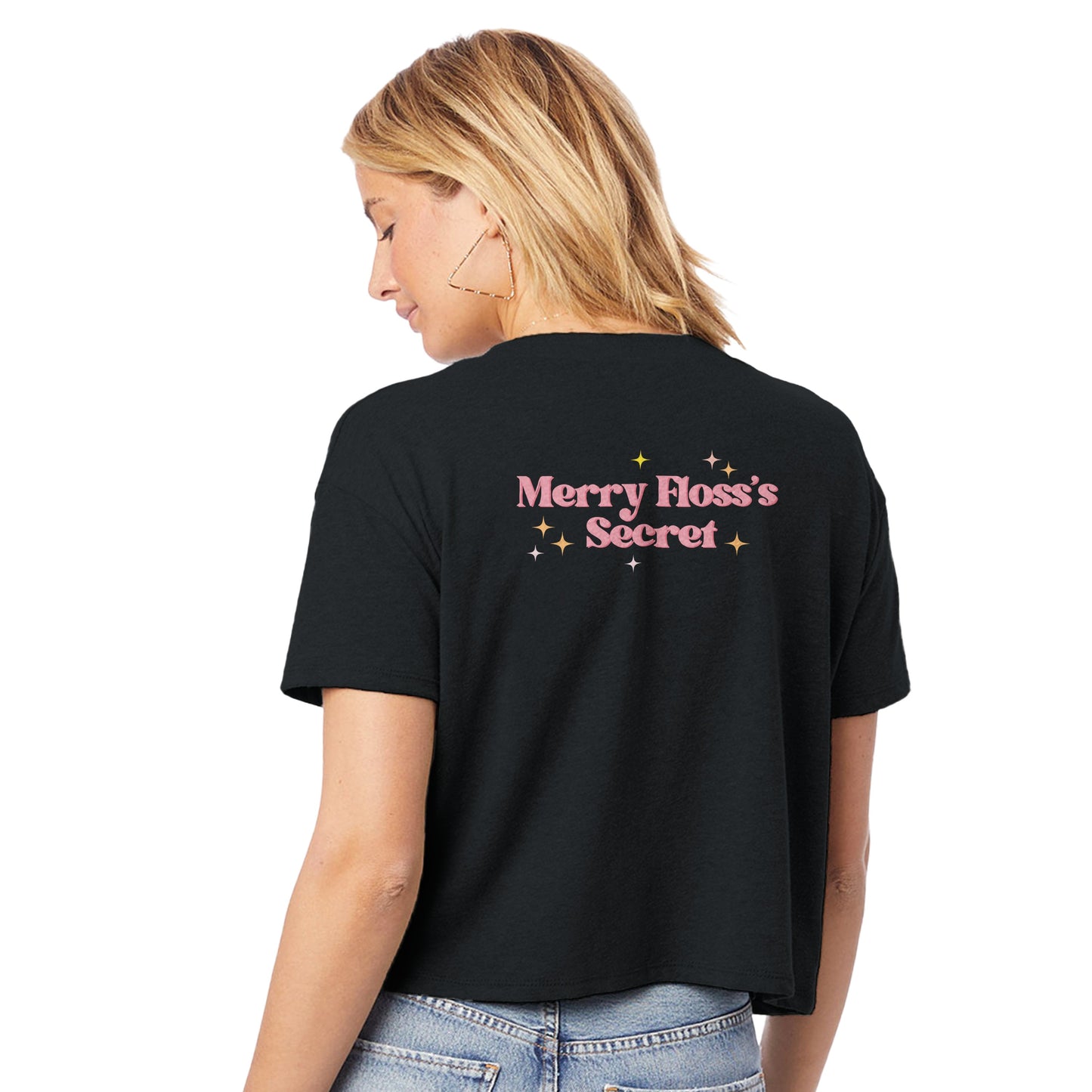 Merry Floss’s Secret™ Weekend Cropped Crewneck – Chic Comfort for Dental Pros & Students!