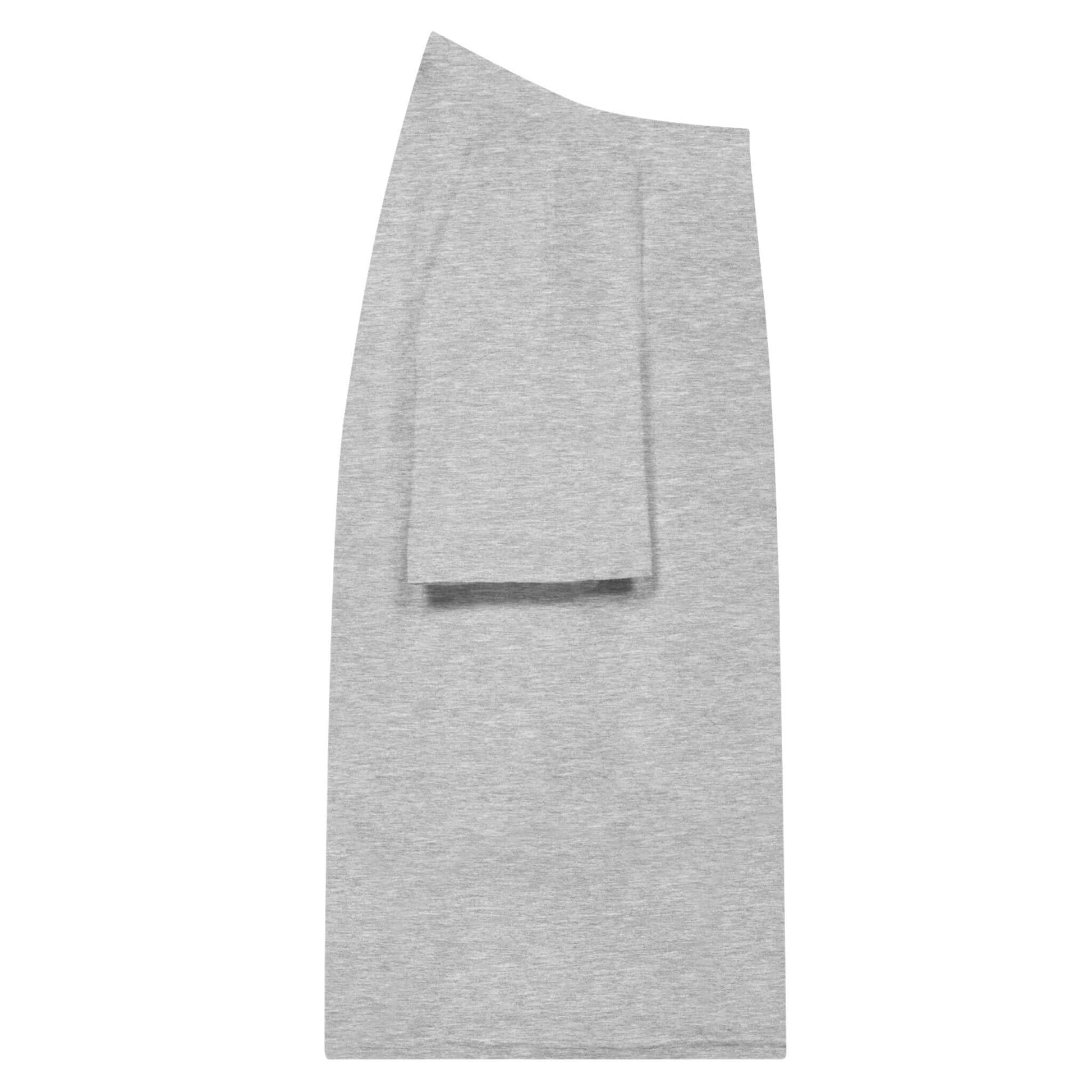Future Hygienist Soon Personalized Heavyweight Unisex Crewneck T-Shirt in gray, showcasing classic fit and style.