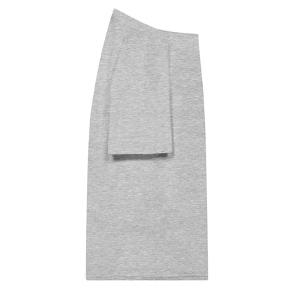 Future Hygienist Soon Personalized Heavyweight Unisex Crewneck T-Shirt in gray, showcasing classic fit and style.