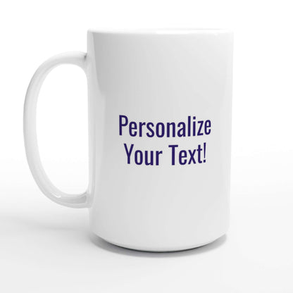 Personalized White 15oz Ceramic Mug - Teeth Fairy Dentist Adventure